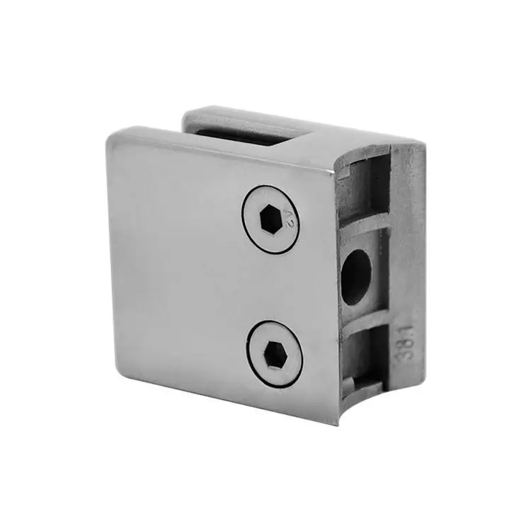 Balustrade Handrail Stainless Steel 304 316 Stair Railing Square Shape Glass Clamp Accessories