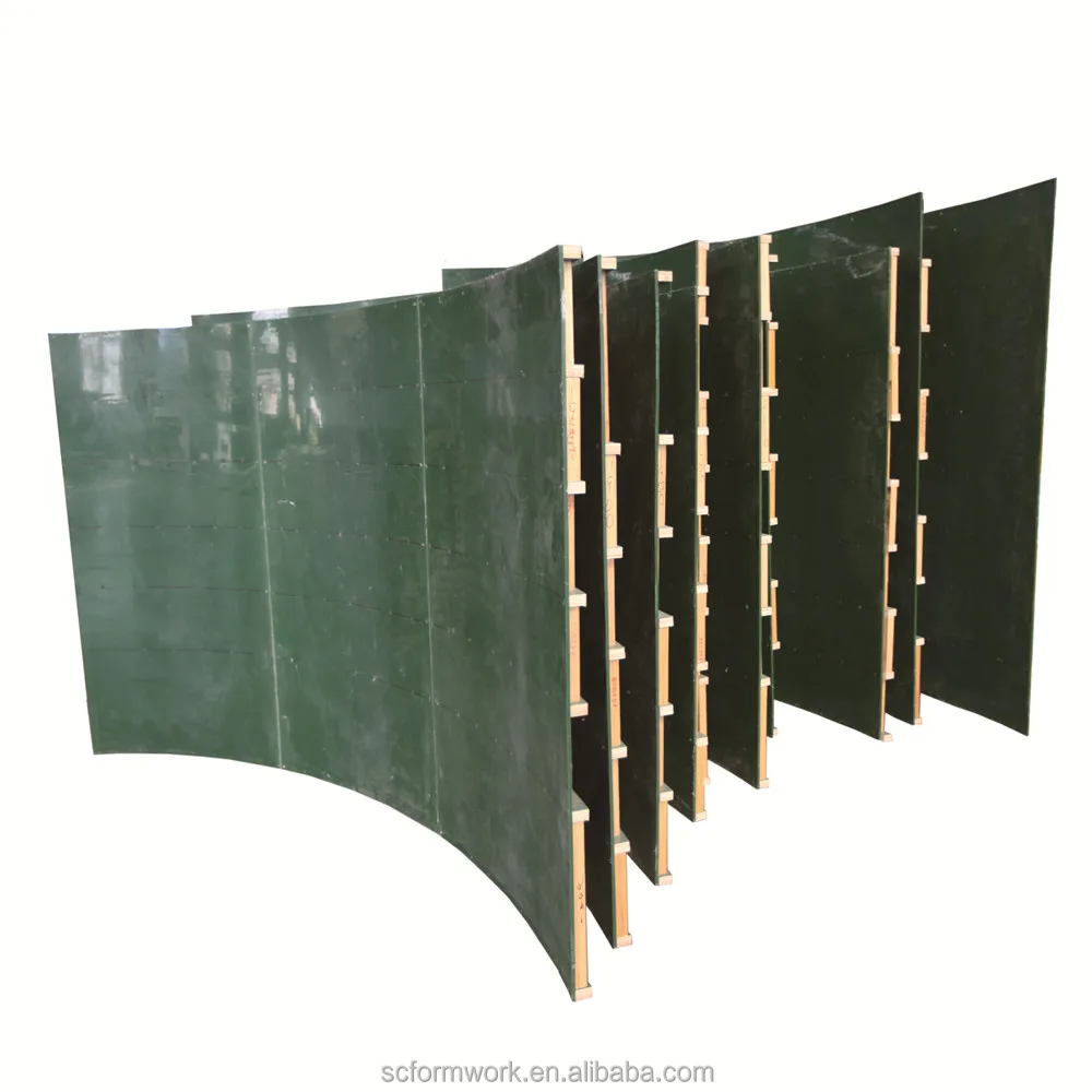 Curved Concrete Wall Forms Plywood Sheet