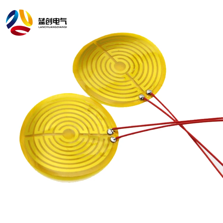 18*40mm 6 volts 6 watts kapton heater with adhesive, electric pi heating film for various usage