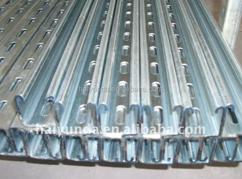 
Galvanized steel unistrut channel/u channel/c channel 