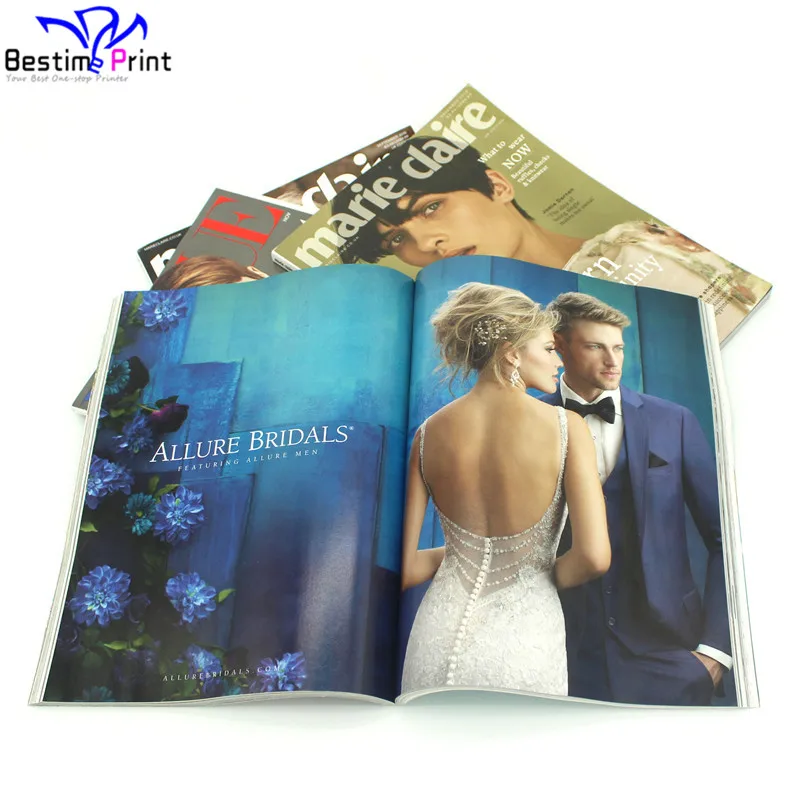 Полноцветный журнал для невесты, Свадебный журнал, печатный домик