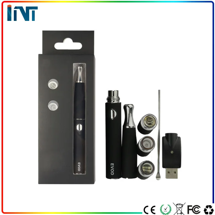 
China wholesale wax vaporizer pen dry herb vape pen huge vapor 650mah evod battery with best price 