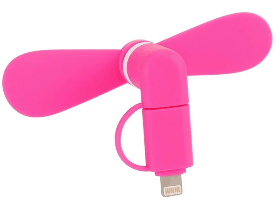 Hot sale custom logo 3 in 1 Cooling Mini USB Fans For Android usb fan mini fans for iPhone