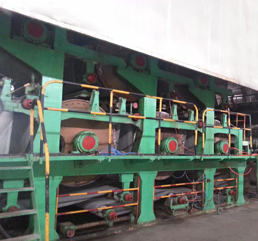 Zhengzhou Dingchen 2400mm waste carton paper recycling machinery carton paper making machine