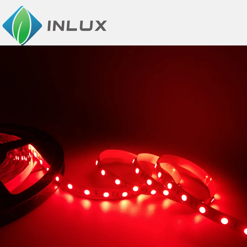 shenzhen inlux factory wholesale 3M tape Adhesive LM561C SMD 5050 3528 5730 LED strip Light IP20 tape light