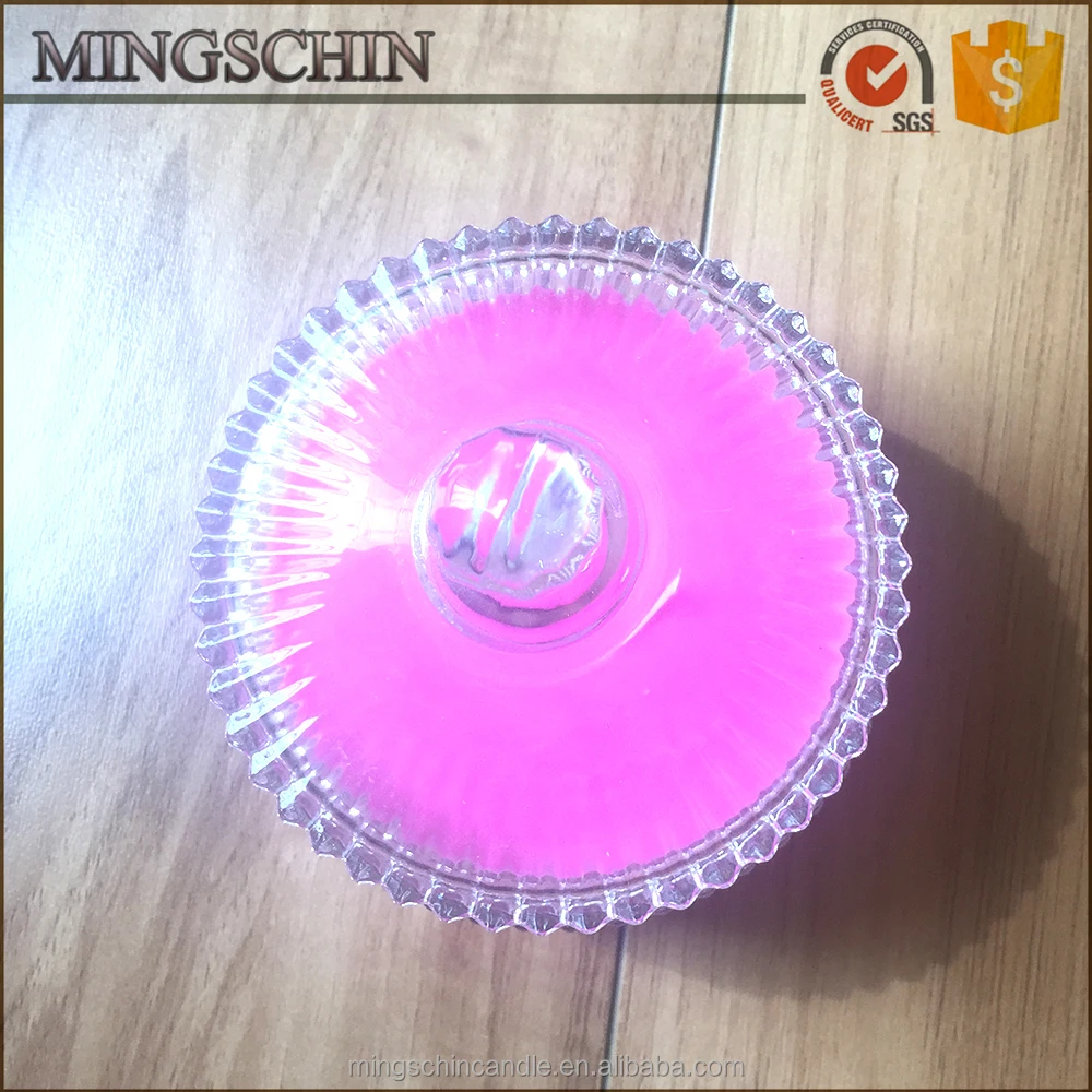 small order fragrance scented jar candles transparent crystal candle jar with lid