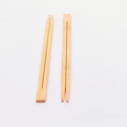 21cm sushi twin korean popular bamboo chopsticks disposable with logo