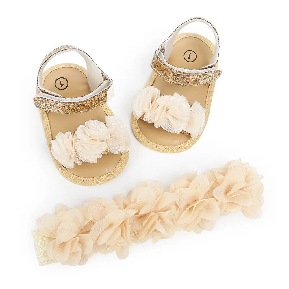 Summer Kids Sandals 2019 Children Candy Color Slippers Gold Cute Soft Baby Shoes Girls Sandals Cotton Comfortable Sole