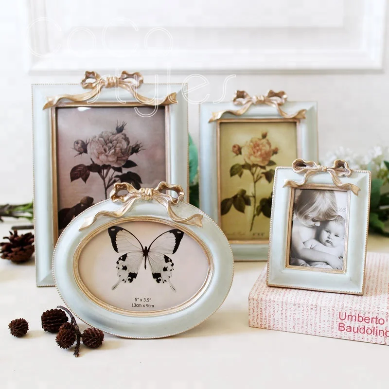 
Cocostyles personalized nordic style bowknot baby photo frame for home decoration 