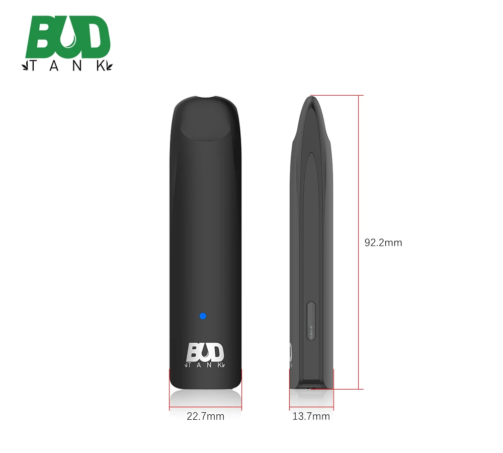 
Bud Pod 0.5ml CBD Vape with Mro-USB E cigarette Wholesale 