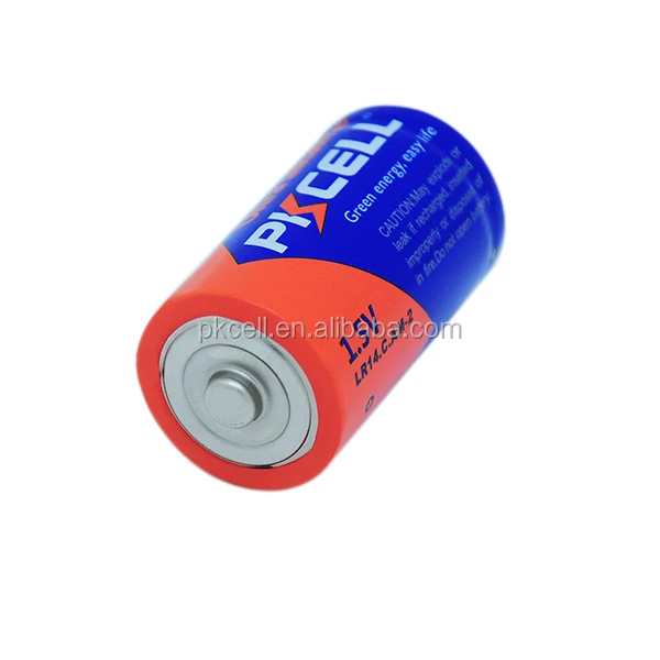 Shenzhen factory PKCELL brand c lr14 am2 1.5v C size  alkaline dry cell battery