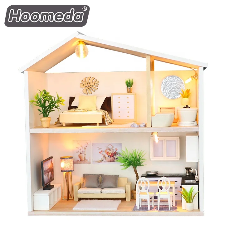 Beautiful DIY Dollhouses Wooden doll house miniature DollHouse