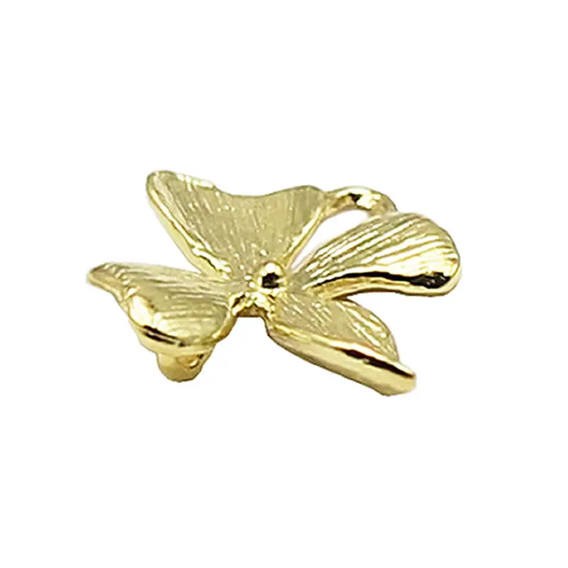 Beadsnice 30902 flower connectors sterling silver 925 orchid pendant necklace connector wholesale jewelry findings