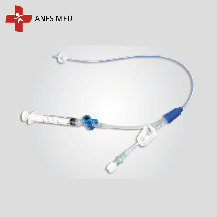 Medical Silicone HSG catheter Hysterosalpingography Catheter