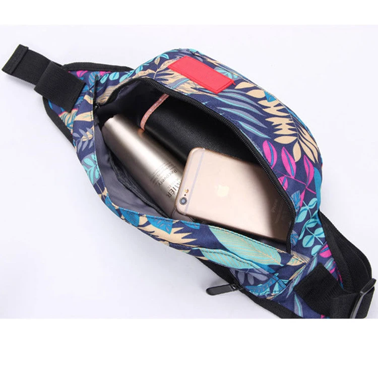 Fashion Waist Bag Fanny Pack Custom Printed Stylish Fabric Waist Bags