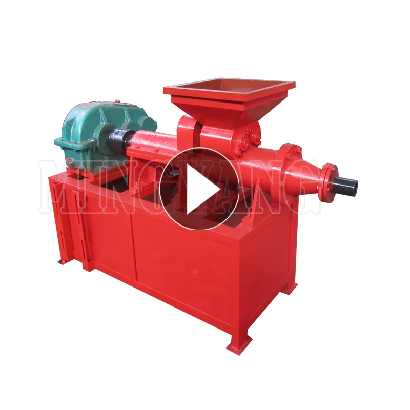 coal slime briquette machine/finger charcoal briquette maker/bamboo charcoal briquette extruder