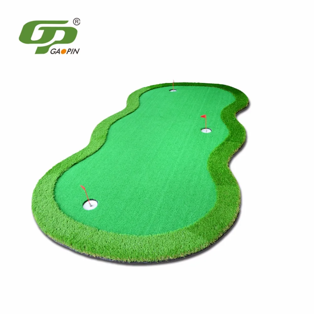 Высокое качество 120*300 см искусственная, положить зеленый коврик, положив Зеленый Открытый