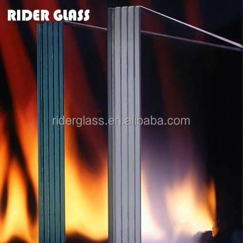 High quality Fire Resistant Rated Glass Tempered Anti Fire Protection Glass for Building