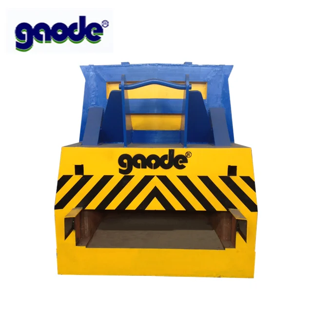 hydraulic metal scrap container cutting machine