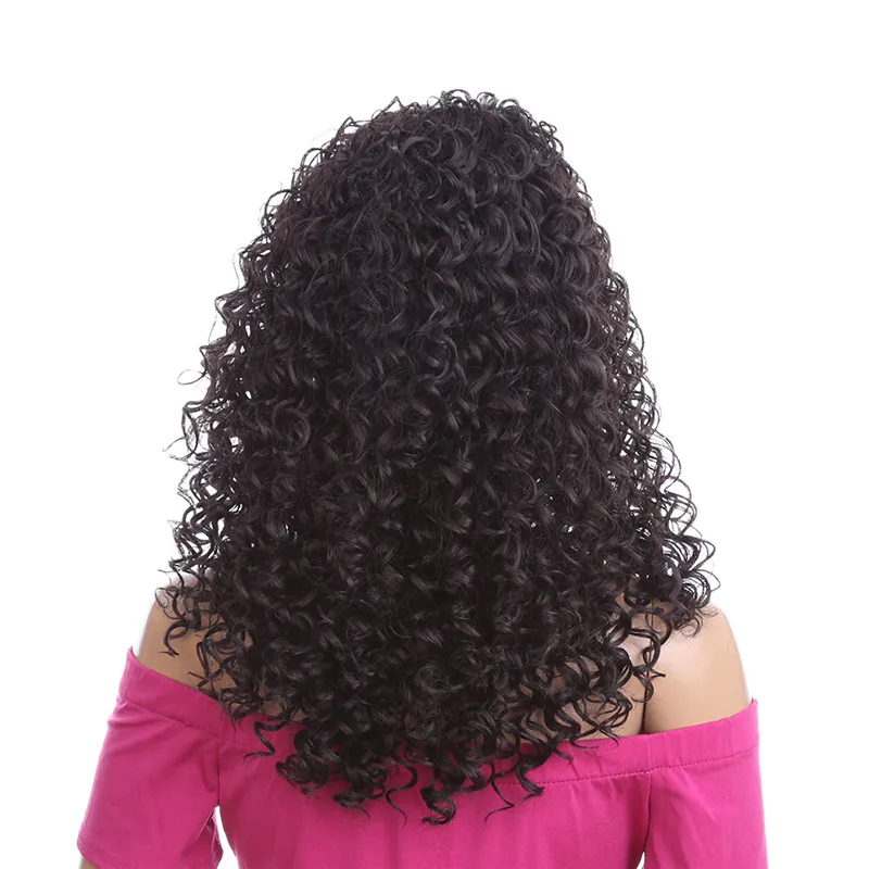 Female Long Full Curly Wigs Black Women Synthetic African American Afro Wig