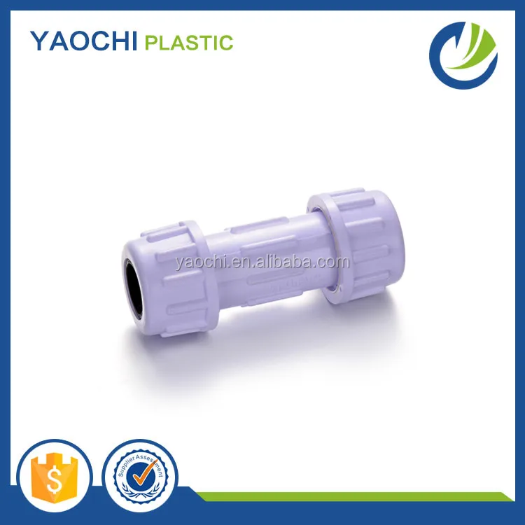 China Supplier Wholesale ASTM SCH40 PVC-U/PVC Pipe Fittings PVC Compression Coupling