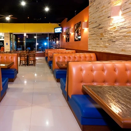 Custom Made hotel restaurant sofa booth banquet seating for dining