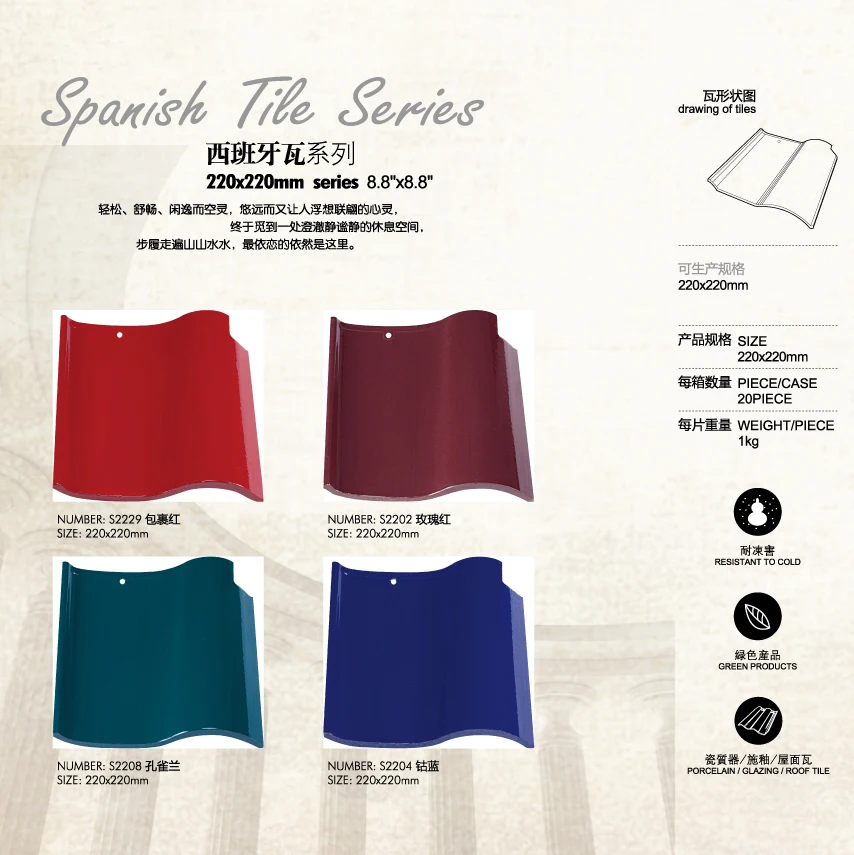 Ceramic Roof Tiles Price China