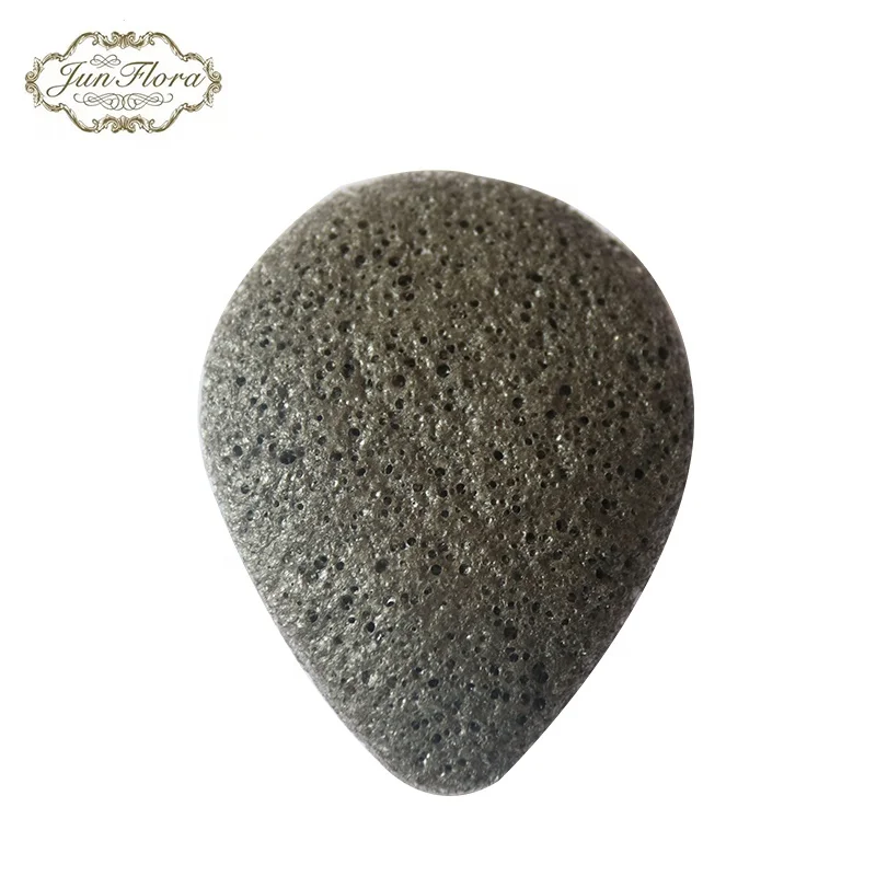 Highly clean new products bamboo charcoal konjac facial cleansing sponge