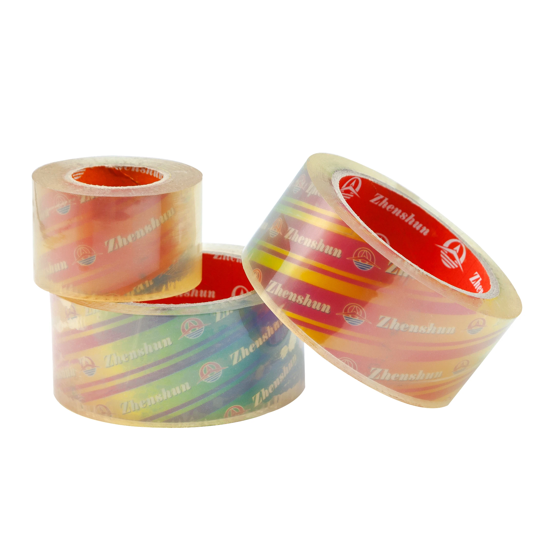 2018 China high quality crystal clear BOPP film jumbo roll custom adhesive tape