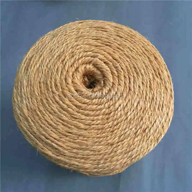 100% Natural Sisal Yarn Sisal Twine Natural / White / Dyed