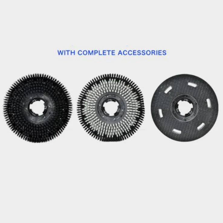 Multi-functional industrial scrubber floor brushing washing cleaning  polishing scrubber machine