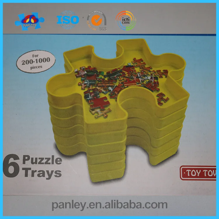 
Wholesale 2017 plastic serving storage amenity tray for puzzle 
