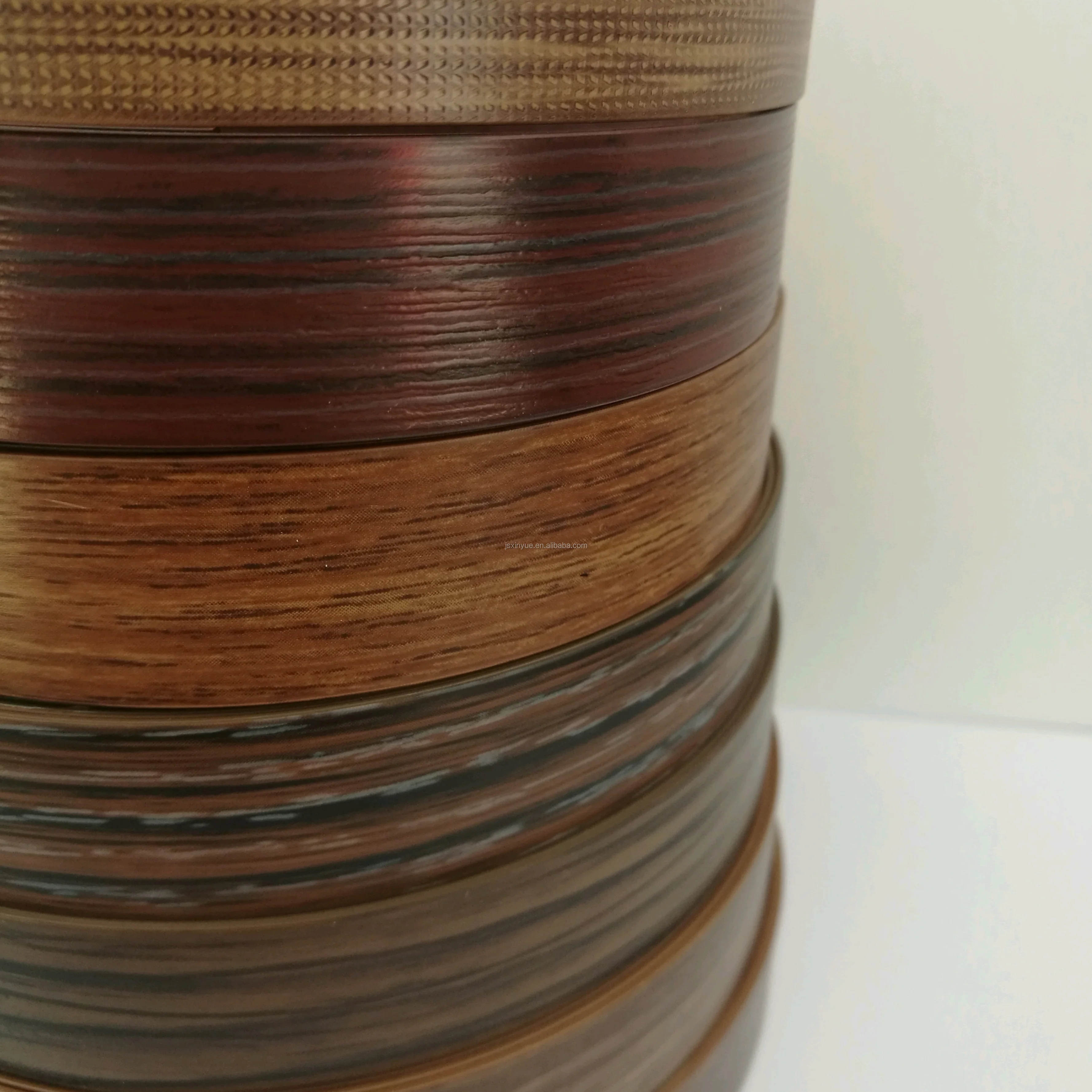 Cheaper Price Wood Grain PVC Edge Banding For Furniture Decoration