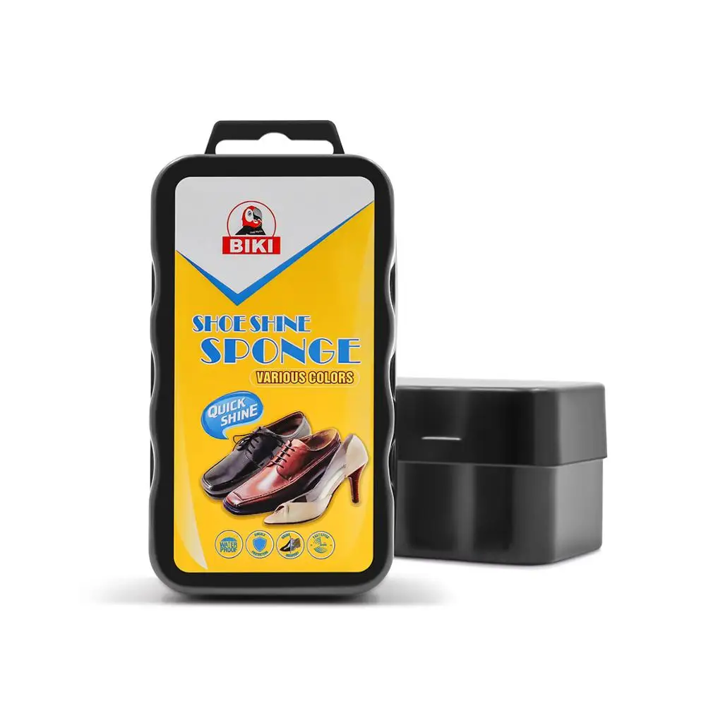 Instant Soft Comfortable Black Shoe Shiner Shine Sponge For Shoe Shine Easy To Use Portable Shoe Shiner Spounge