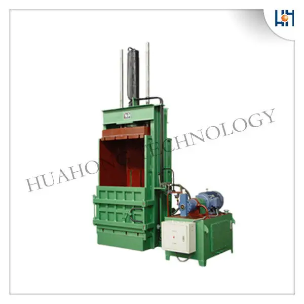 automatic hydraulic can/waste newspaper carton packer/automatic horizontal plastic baler baling machine
