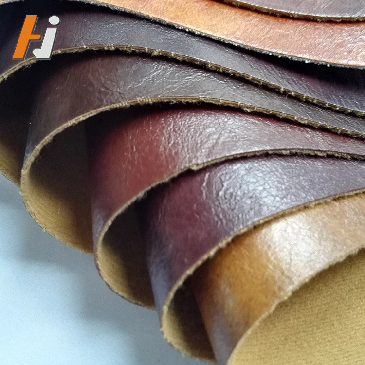 High Quality Eco Friendly Water Proof Faux Leather Rolls Skin Oil Wax PU Synthetic Leather Factory Direct Price For Sofa