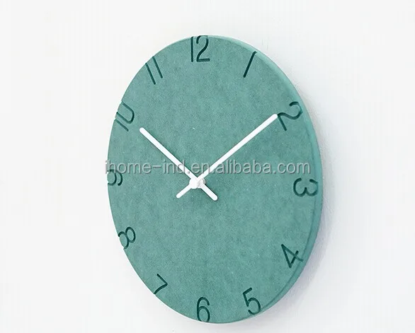 Nordic 2023 New Creative Wooden MDF Clock With Engrave Numbers Art Design Living Room Home Decor Luxury Modern Wall Clocks Wall
