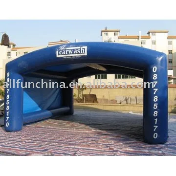 inflatable airtight tent, inflatable mobile car wash shelter tent