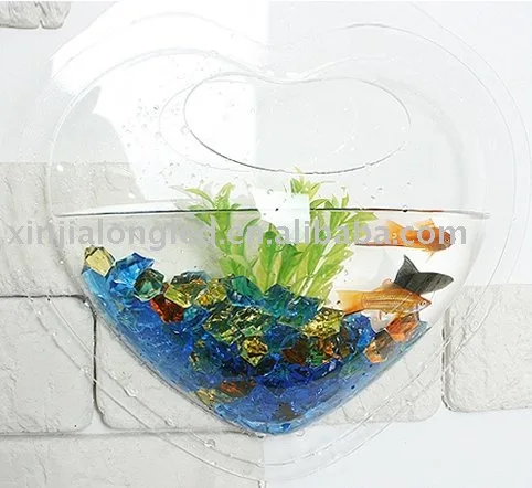 Настенный аквариум в форме сердца