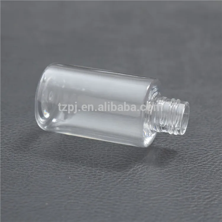 30ML Nail polish remover pump dispenser bottle mascara vial plastic glue bottle with brush
