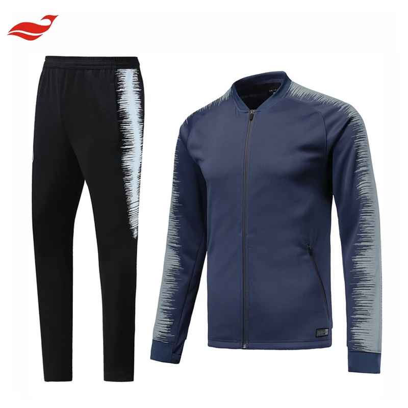 
Factory Price 100 % Polyester Soccer Training Suit Inter Soccer Tracksuit 