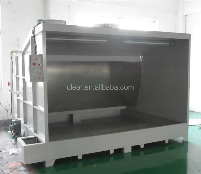 water curtain spray painting booth/industrial small paint booth