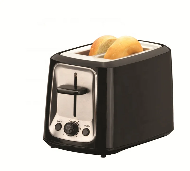 2 slice stainless steel wide slots high rise toaster lift toaster