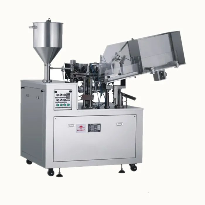 Pharmacy Cream PE Tube Filling Sealing Machine Laminate Aluminium Plastic Tube Filler and Sealer