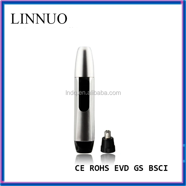 2017 hottest sale battery operated hair trimmer nose and ear hair trimmer