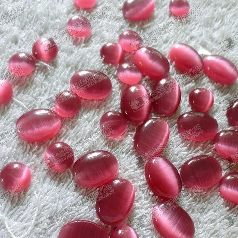 Wholesale red gemstone,cat eye stone cabochon