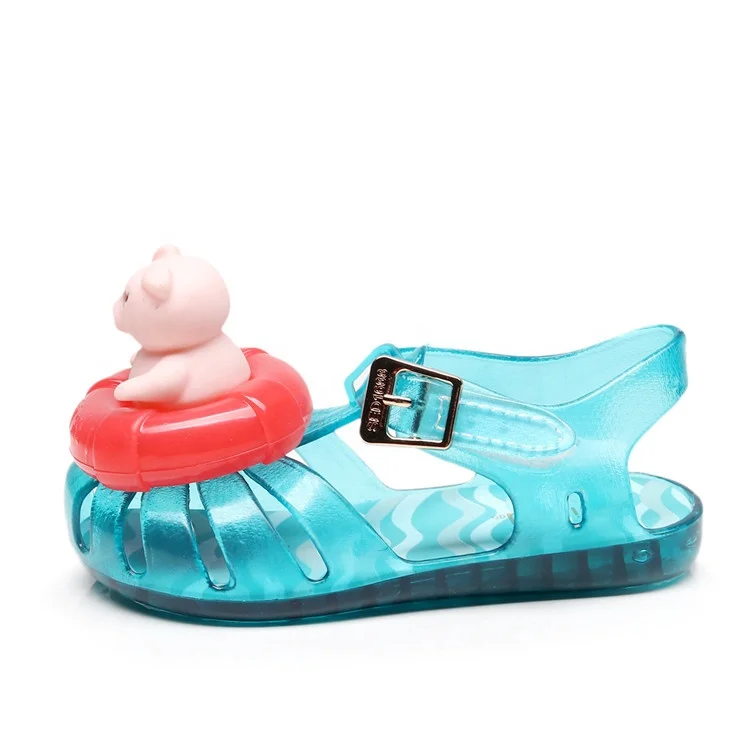  Детские сандалии-желе с мягкой подошвой и пряжкой