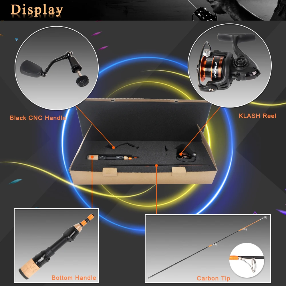 Ice Fishing CNC Machine Handle Aluminum Spool Fishing Reel Combos