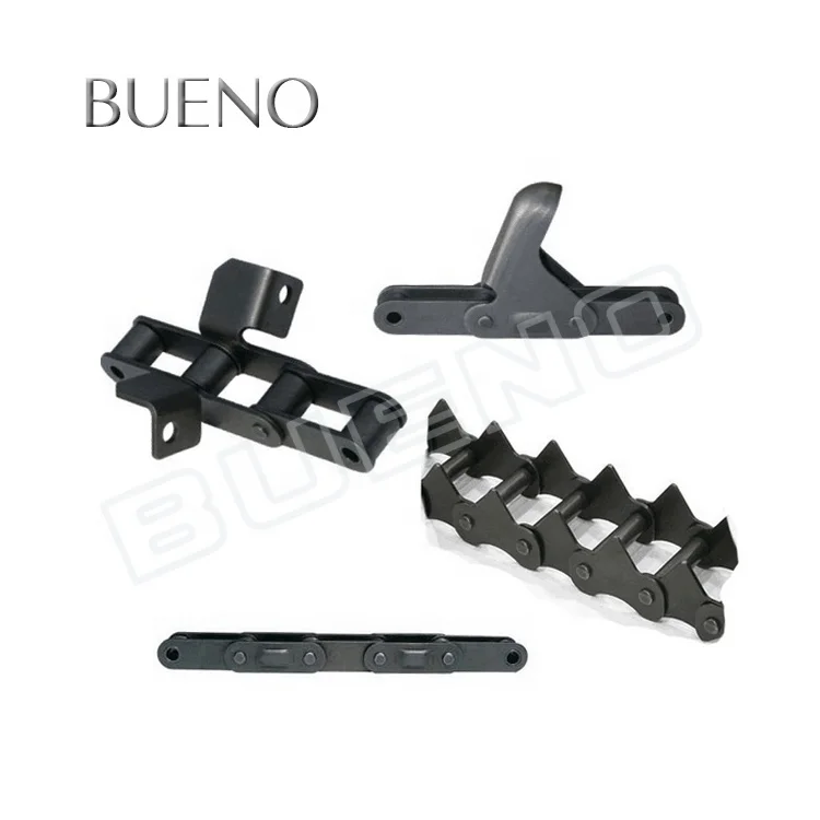 Steel Agricultural Harvester Combine Roller Chain with Attachments C210AF1 C212AF1