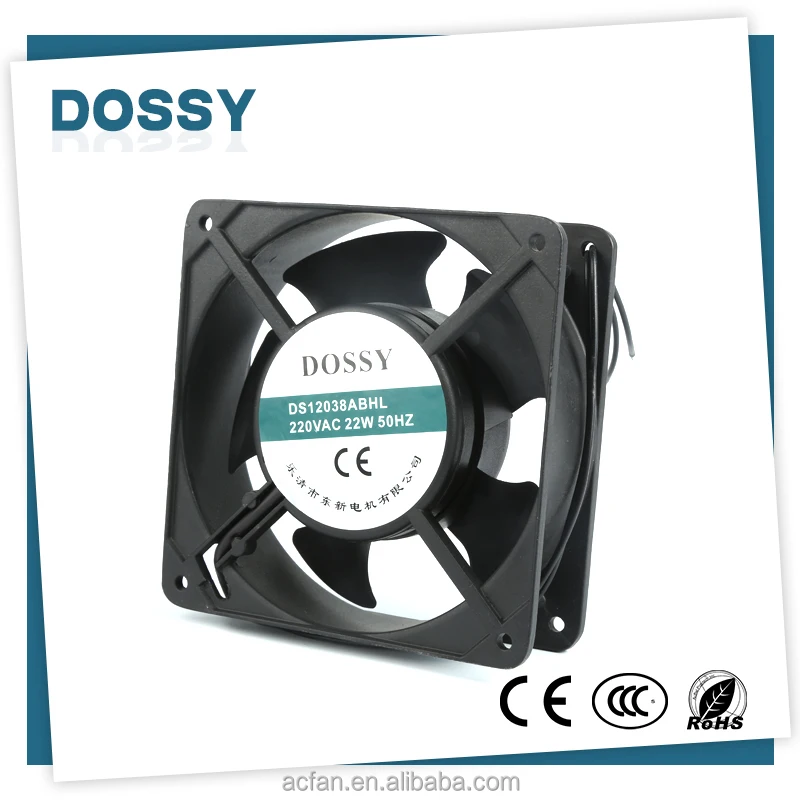 AC Вентилятор Охлаждения 220 В Шарикоподшипник AC Осевой Вентилятор